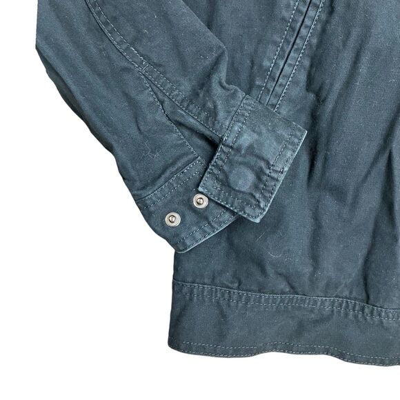 Rodd & Gunn Armitage Jacket Mens S Blue Canvas Moto Biker Faded Utility Casual - Picture 12 of 13